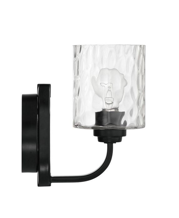 Craftmade 54261-FB One Light Wall Sconce, Flat Black