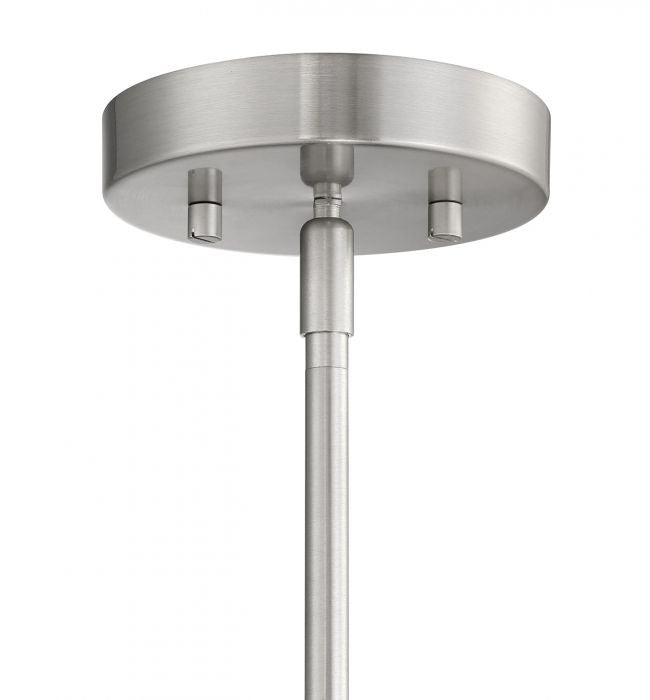 Craftmade 54291-BNK One Light Mini Pendant, Brushed Polished Nickel