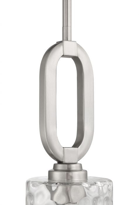 Craftmade 54291-BNK One Light Mini Pendant, Brushed Polished Nickel