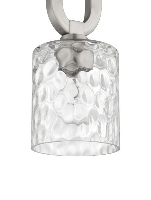 Craftmade 54291-BNK One Light Mini Pendant, Brushed Polished Nickel