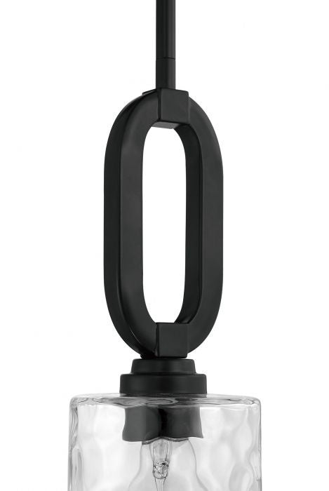 Craftmade 54291-FB One Light Mini Pendant, Flat Black
