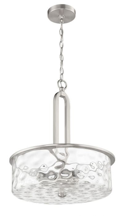 Craftmade 54293-BNK Three Light Pendant, Brushed Polished Nickel