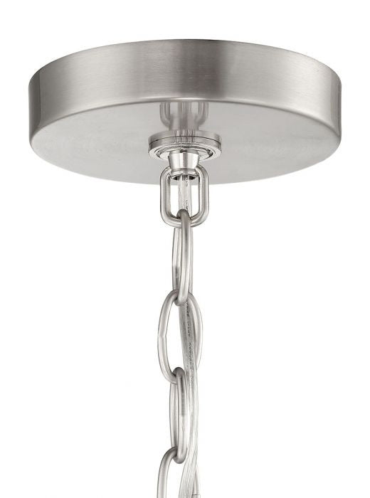 Craftmade 54293-BNK Three Light Pendant, Brushed Polished Nickel