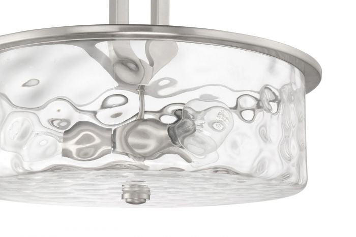 Craftmade 54293-BNK Three Light Pendant, Brushed Polished Nickel