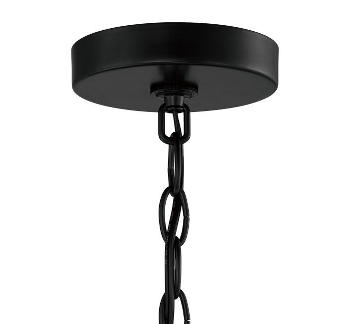 Craftmade 54293-FB Three Light Pendant, Flat Black