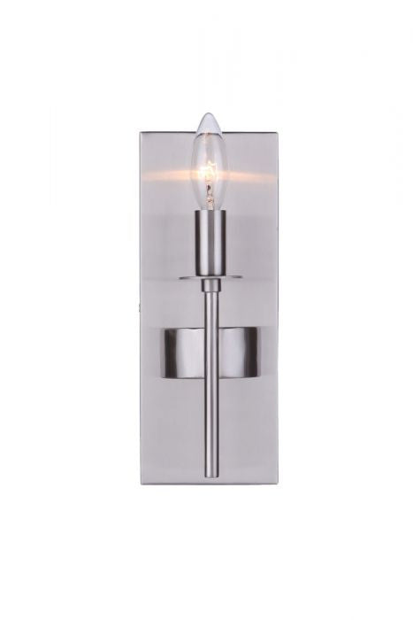 Craftmade 54361-BNK One Light Wall Sconce, Brushed Polished Nickel