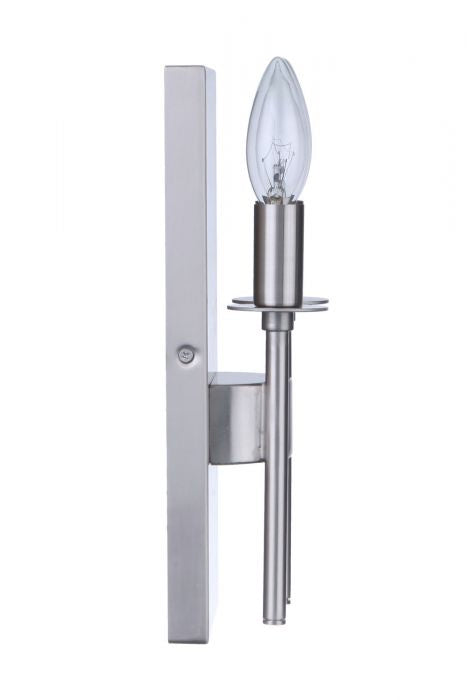 Craftmade 54362-BNK Two Light Wall Sconce, Brushed Polished Nickel