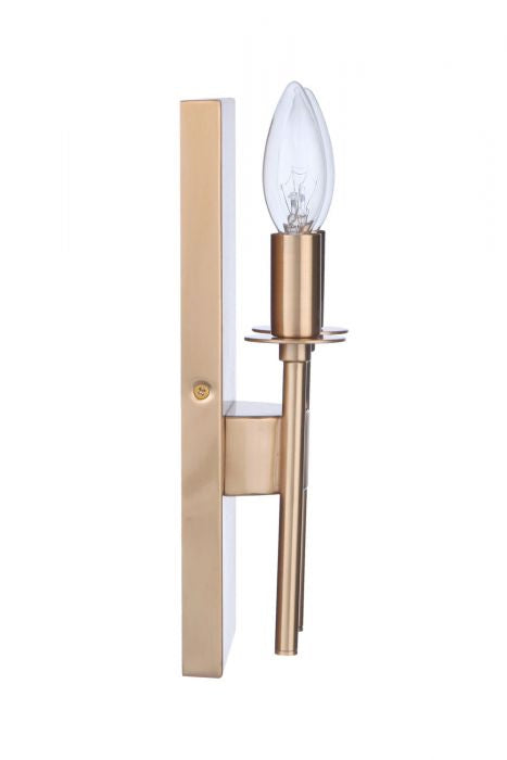 Craftmade 54362-SB Two Light Wall Sconce, Satin Brass
