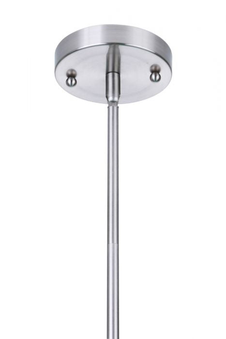 Craftmade 54392-BNK Two Light Mini Pendant, Brushed Polished Nickel
