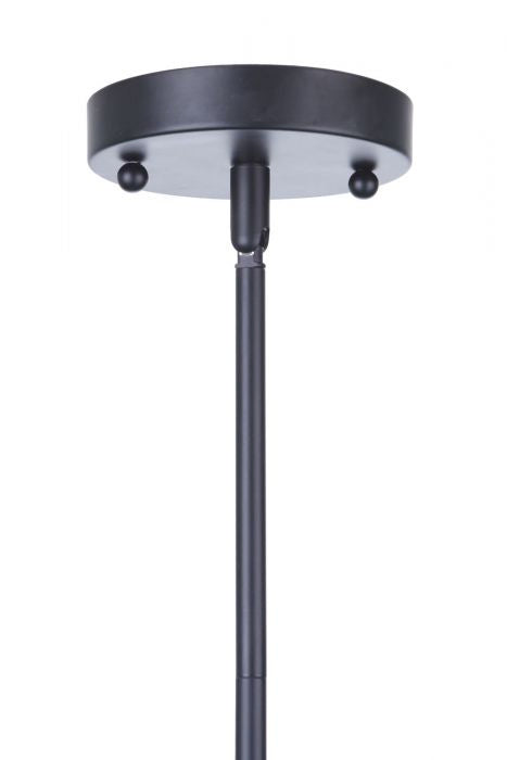 Craftmade 54392-FB Two Light Mini Pendant, Flat Black