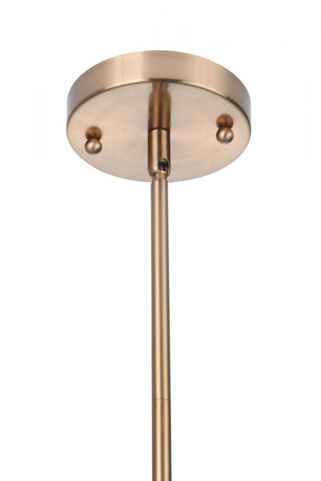 Craftmade 54392-SB Two Light Mini Pendant, Satin Brass