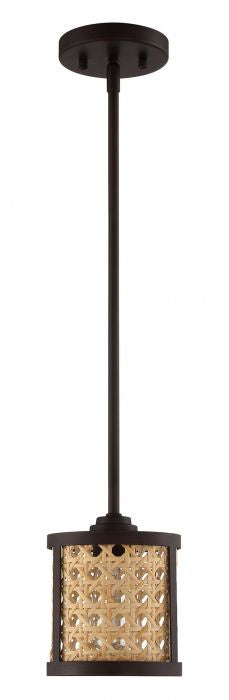 Craftmade 54591-ABZ One Light Mini Pendant, Aged Bronze Brushed