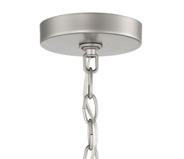 Craftmade 54626-SN Six Light Chandelier, Satin Nickel
