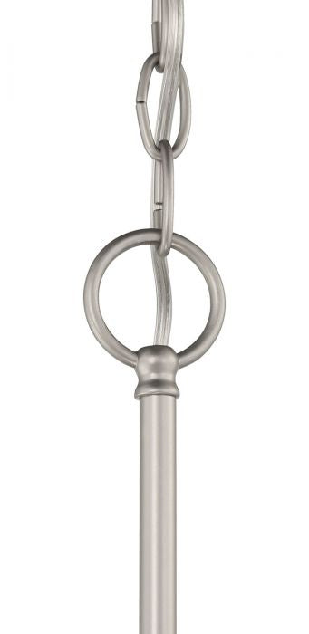 Craftmade 54626-SN Six Light Chandelier, Satin Nickel