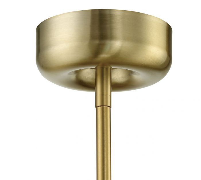 Craftmade 54991-SB One Light Pendant, Satin Brass