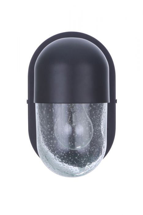 Craftmade 55001-FB One Light Wall Sconce, Flat Black