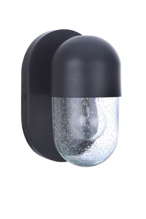 Craftmade 55001-FB One Light Wall Sconce, Flat Black