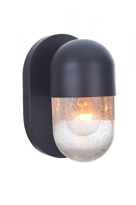 Craftmade 55001-FB One Light Wall Sconce, Flat Black