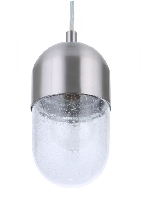 Craftmade 55091-BNK One Light Mini Pendant, Brushed Polished Nickel