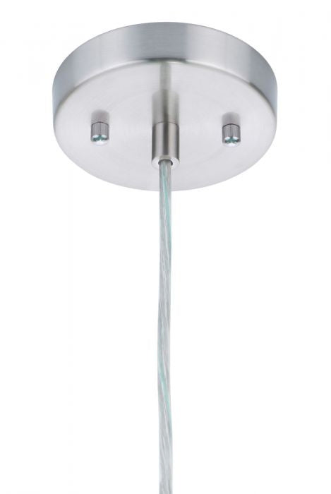 Craftmade 55091-BNK One Light Mini Pendant, Brushed Polished Nickel