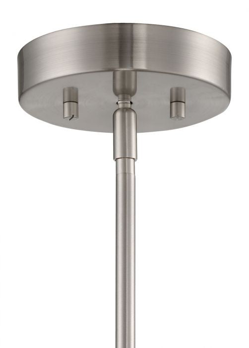 Craftmade P960BNK1 One Light Mini Pendant, Brushed Polished Nickel