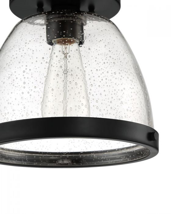 Craftmade X1410-FB One Light Flushmount, Flat Black