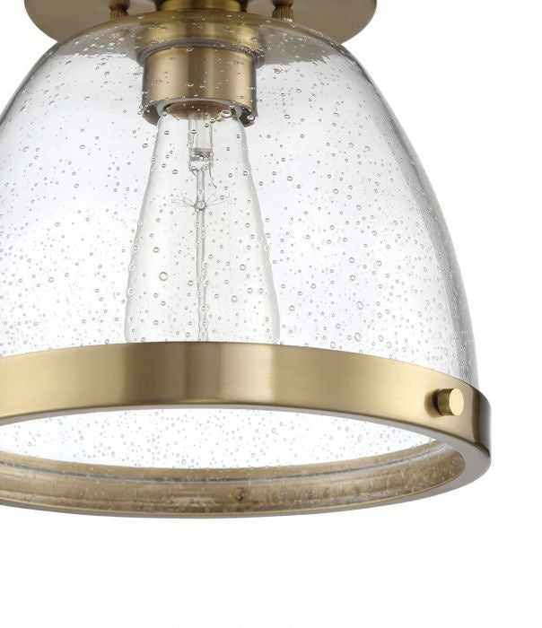 Craftmade X1410-SB One Light Flushmount, Satin Brass