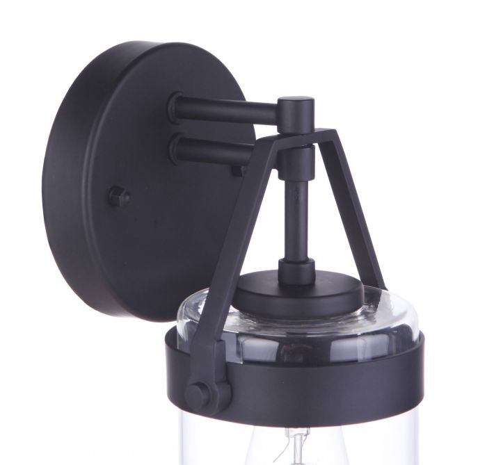 Craftmade ZA3304-MN One Light Outdoor Wall Mount, Midnight