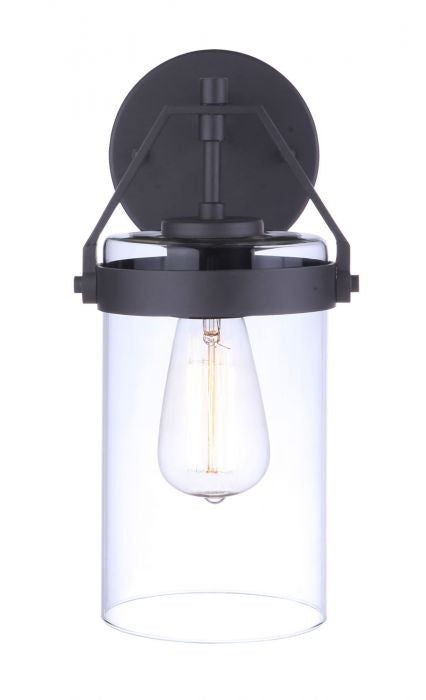 Craftmade ZA3314-MN One Light Outdoor Wall Mount, Midnight