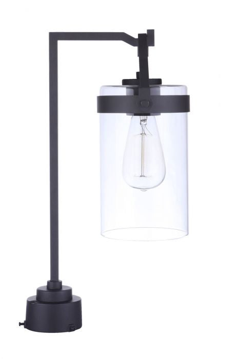 Craftmade ZA3315-MN One Light Outdoor Post Mount, Midnight