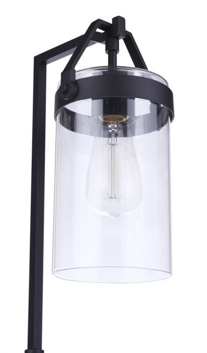 Craftmade ZA3315-MN One Light Outdoor Post Mount, Midnight