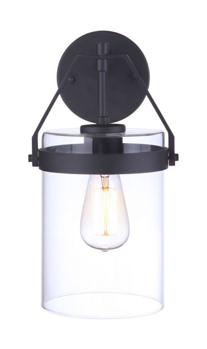 Craftmade ZA3324-MN One Light Outdoor Wall Mount, Midnight