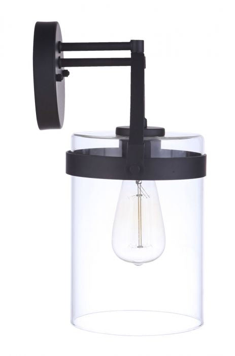 Craftmade ZA3324-MN One Light Outdoor Wall Mount, Midnight