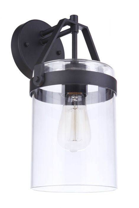Craftmade ZA3324-MN One Light Outdoor Wall Mount, Midnight