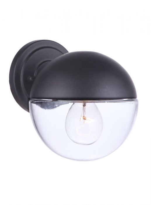 Craftmade ZA3404-MN One Light Outdoor Wall Mount, Midnight