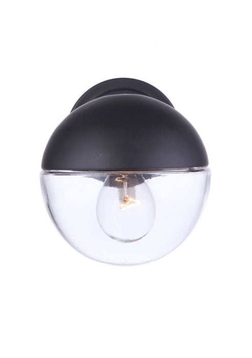 Craftmade ZA3404-MN One Light Outdoor Wall Mount, Midnight