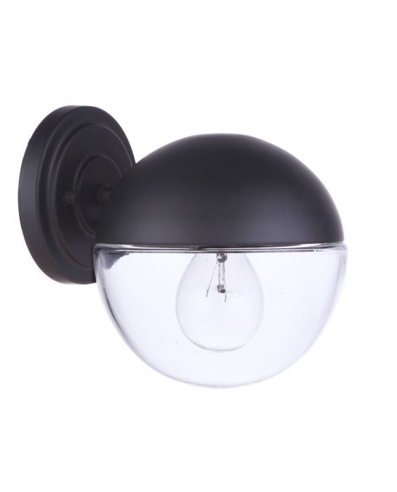 Craftmade ZA3404-MN One Light Outdoor Wall Mount, Midnight