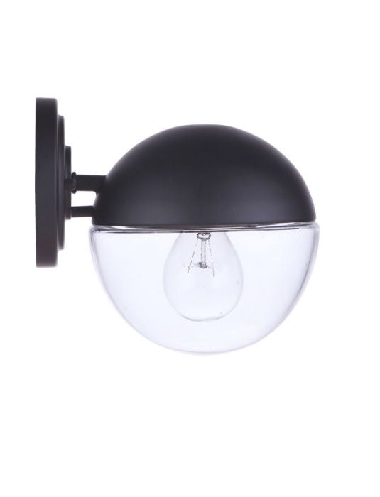 Craftmade ZA3404-MN One Light Outdoor Wall Mount, Midnight