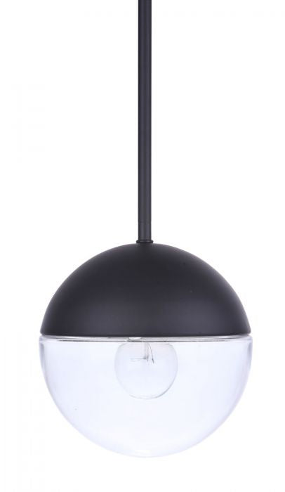 Craftmade ZA3411-MN One Light Outdoor Pendant, Midnight