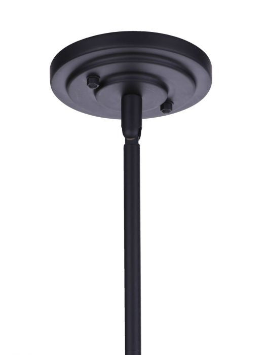 Craftmade ZA3411-MN One Light Outdoor Pendant, Midnight