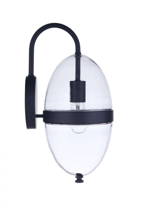 Craftmade ZA3514-MN One Light Outdoor Wall Mount, Midnight