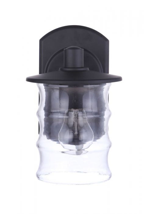 Craftmade ZA3604-MN One Light Outdoor Wall Mount, Midnight