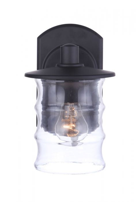Craftmade ZA3604-MN One Light Outdoor Wall Mount, Midnight