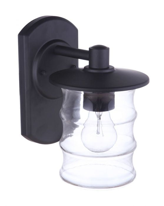 Craftmade ZA3604-MN One Light Outdoor Wall Mount, Midnight