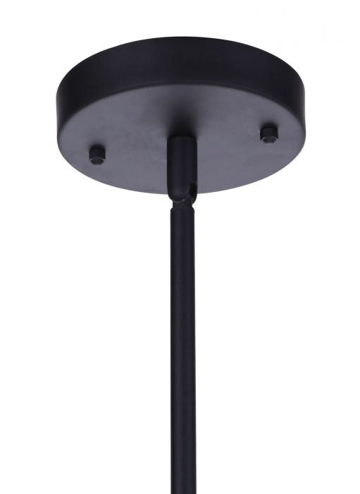 Craftmade ZA3611-MN One Light Outdoor Pendant, Midnight