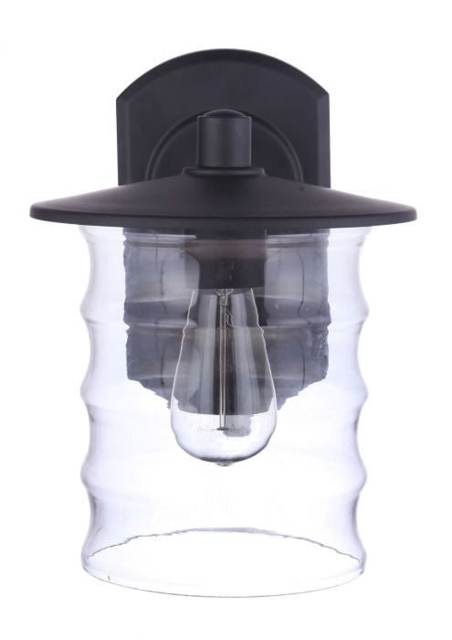 Craftmade ZA3624-MN One Light Outdoor Wall Mount, Midnight