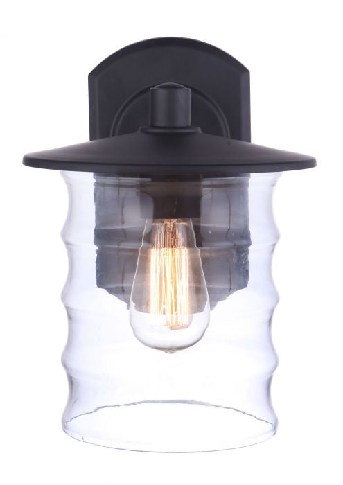 Craftmade ZA3624-MN One Light Outdoor Wall Mount, Midnight