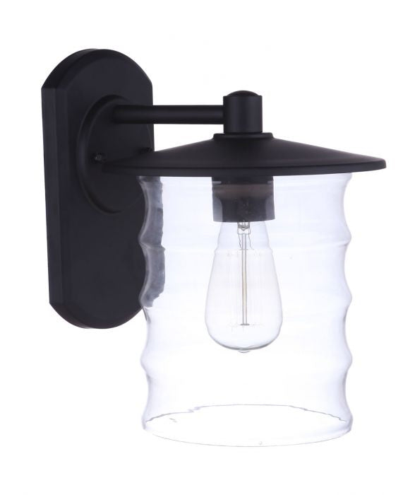 Craftmade ZA3624-MN One Light Outdoor Wall Mount, Midnight