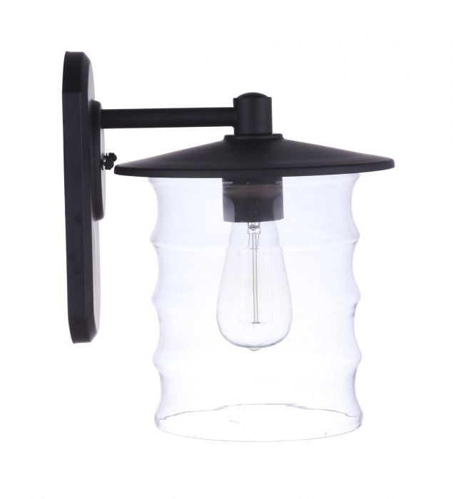 Craftmade ZA3624-MN One Light Outdoor Wall Mount, Midnight