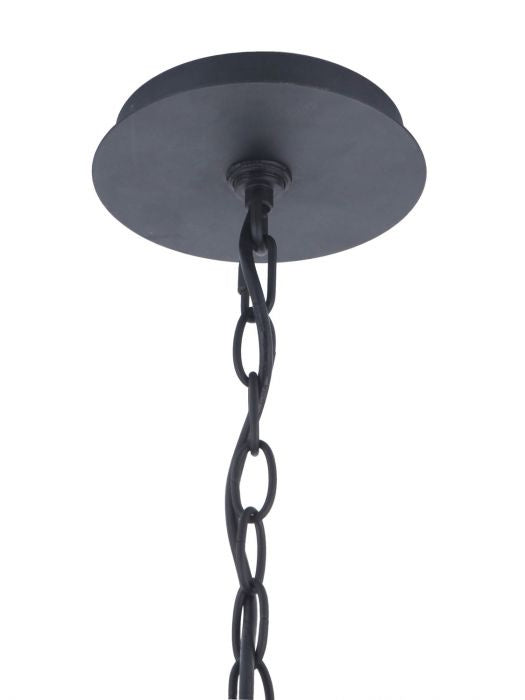 Craftmade ZA3821-MN One Light Outdoor Pendant, Midnight